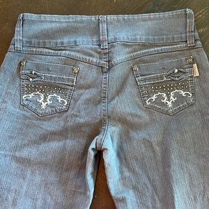 Paoulett Grey Jeans double button closure. Size 11
